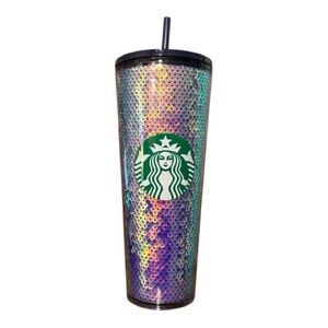 Starbucks iridescent sequin 24 ounce tumbler